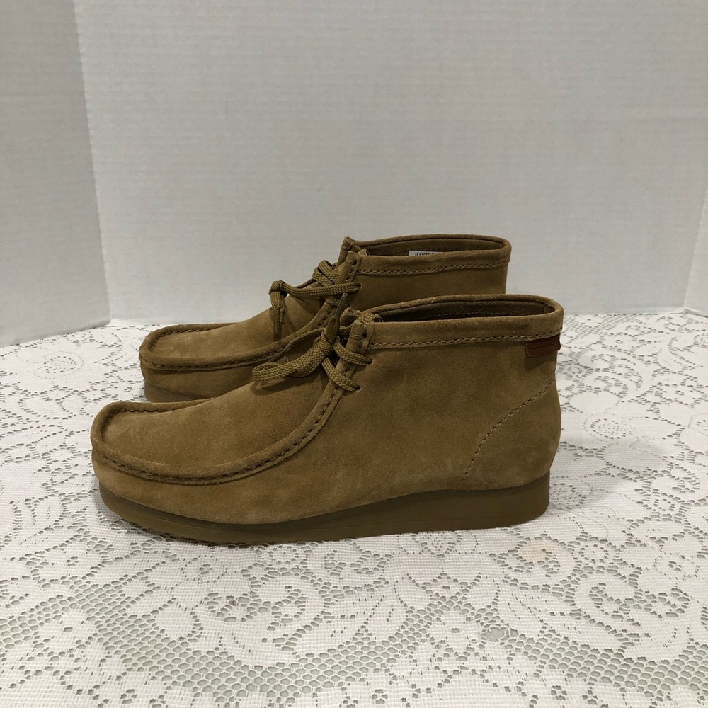 Clarks Wallaston Dark Sand Sauce Boots Men’s Sz 11